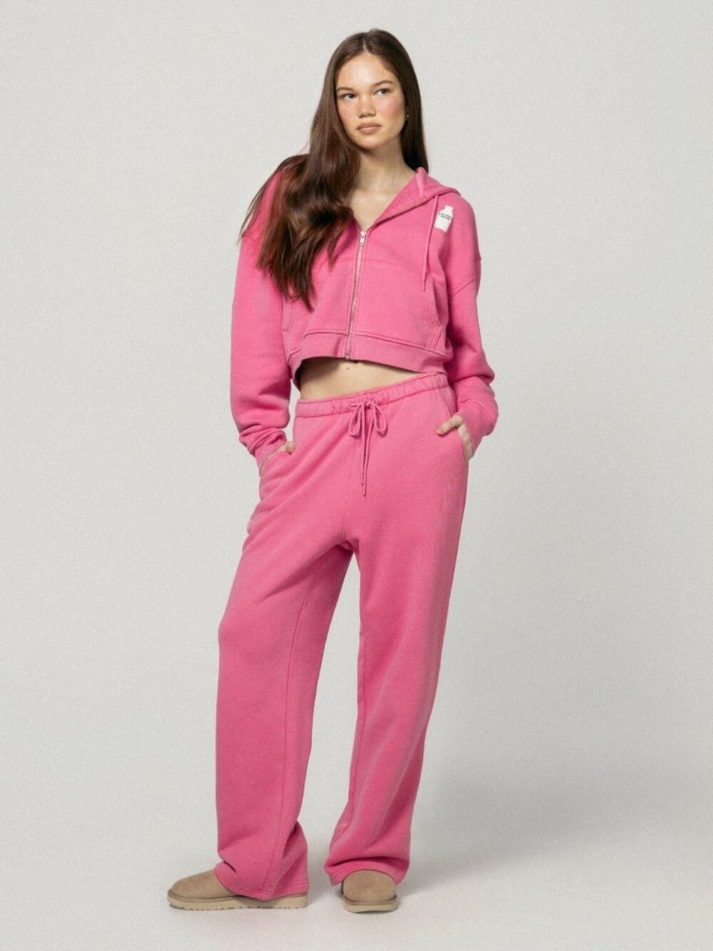 Dairy Boy Milk Bottle Sweatpant in Strawberry Milk, Size Medium